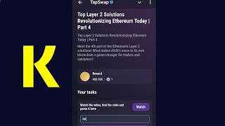 Top Layer 2 SolutionsRevolutionizing Ethereum Today  Part 4  Tapswap Code [upl. by Melvyn]