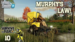 NO PLAN SURVIVES CONTACT WITH… ‘SURVIVE to FARM’ SERIES Ep10  Farming Simulator 22  LET’S PLAY [upl. by Tuckie95]