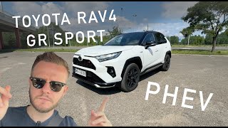 Toyota RAV4 GR Sport PHEV TEST PL Szybka przejażdżka także na prądzie [upl. by Uda]