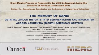 Jack Simmons  Detrital zircon insights into sedimentation and crustal growth across Laurentia [upl. by Kire]