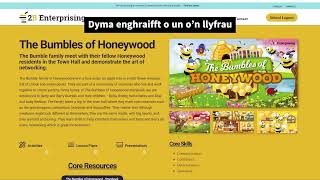 How to access The Bumbles of Honeywood resources  Welsh [upl. by Gow43]