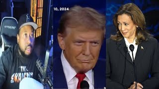 Who Won Akademiks reacts to The presidential Debate between Donald Trump amp Kamala Harris [upl. by Joella928]