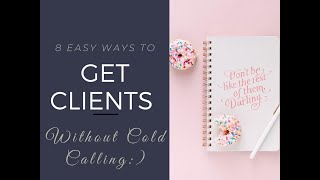 8 Easy Ways to Get Clients for Designers and Home Stagers without cold calling  Social media help [upl. by Veda]