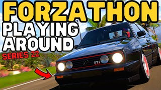 FH5How to complete Weekly FORZATHON challenges PLAYING AROUNDForzathon shopSUMMER Series 22 [upl. by Hsu]