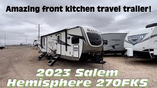 Upgrade Your Camping Experience with the 2023 Salem Hemisphere Front Kitchen Travel Trailer [upl. by Madel]