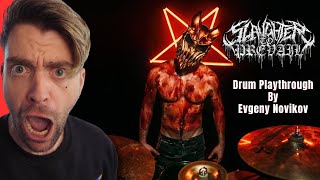 quotUK Drummer REACTS to SLAUGHTER TO PREVAIL  DEMOLISHER Drum PlayThrough by Evgeny Novikov REACTION [upl. by Aubry]