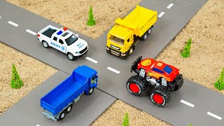 Diy mini bulldozer and concrete mixer for perfect road construction  Top most creative DIY tractor [upl. by Airamana42]