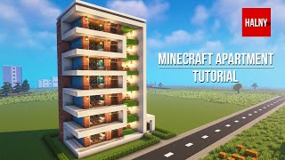 Minecraft apartment  Tutorial build [upl. by Odicalp107]