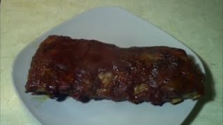 Cast Iron BBQ Ribs Recipe [upl. by Jacobina]