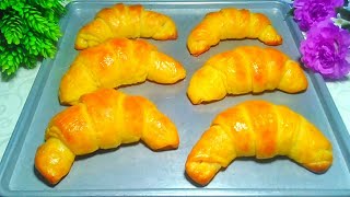 The Easiest Way to Make Croissants at home😉 Quick Croissant Recipe in less than 2 hours Delicious [upl. by Cassilda487]