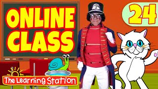 Online Class for Kids 24 ♫ The Learning Station ♫ Dance Songs ♫ Brain Breaks for Kids [upl. by Maris]