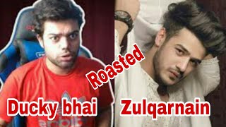 Ducky Bhai roast Zulqarnain  roast tiktok star Zulqarnain  Zulqarnain [upl. by Reltuc]