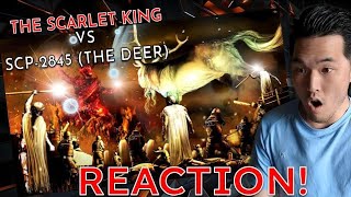 The Scarlet King vs SCP 2845 The Deer Reaction  Marine Veteran Reacts [upl. by Atinrev]