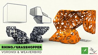 Grasshopper Tutorial for Beginners  Voronoi amp Weaverbird [upl. by Naejamron]