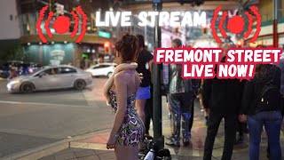 Las Vegas LIVE NOW Fremont Street Downtown Vegas [upl. by Parrish109]