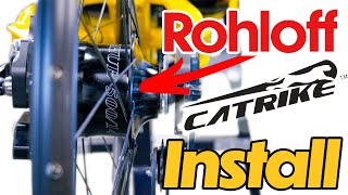 Trike Tutorial  How to Install a Rohloff Hub in ANY Catrike [upl. by Fawne827]