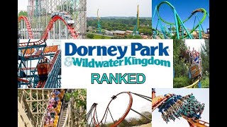 The Roller Coasters of Dorney Park RANKED [upl. by Anes]