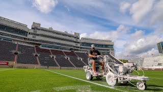 Getting Worsham Field game day ready [upl. by Salzhauer]