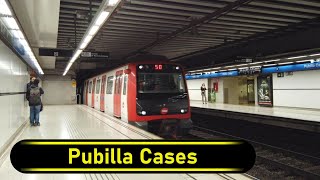 Metro Station Pubilla Cases  Barcelona 🇪🇸  Walkthrough 🚶 [upl. by Latin]