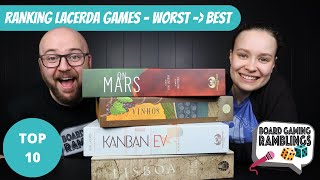 Ranking the 8 big box Lacerda games [upl. by Ettenig]