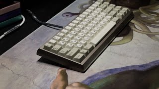 Khora by Flybeck Keyboard Sound Test with MX Black Switches [upl. by Rind]