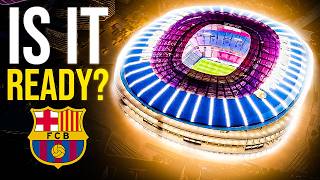 FC Barcelonas New Spotify Camp Nou Will It Be Ready [upl. by Ahsieki]