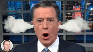 Stephen Colbert Has Meltdown Over Trump Getting More Popular [upl. by Assirol]