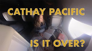 BRUTALLY Honest Review Cathay Pacific Business Class A3501000 cathaypacific flightreview [upl. by Isyak]