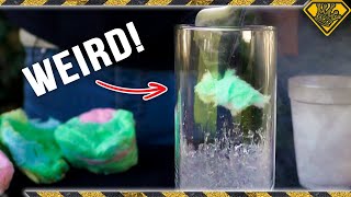 Cotton Candy acts WEIRD in Liquid Nitrogen Check Out This TKOR Cotton Candy Liquid Nitrogen Trick [upl. by Nylyak]