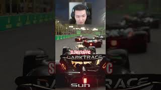 🙈 QUALIFYING CHAOS IN F124 F1 Formula1 SaudiArabiaGP Jeddah [upl. by Adaven]