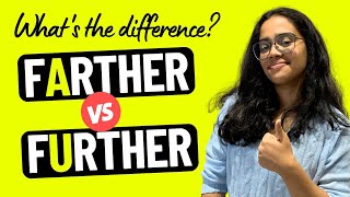 Confusing English Words  Farther Vs Further  Speak English Fluently ananya shorts englishtips [upl. by Ecnarrot]