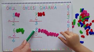 4 Yaş içinÇIKARMA İŞLEMİOkul Öncesi Matematik [upl. by Enilrac]