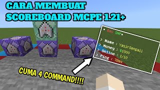 Cara Membuat Scoreboard Di MCPE 121 [upl. by Fidelity]