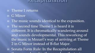 Sonata Form Explained Symphony No 40 [upl. by Esinned712]