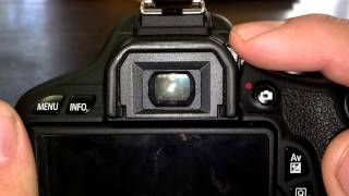 How To Focus Viewfinder on DSLR [upl. by Arretahs]