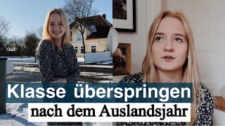 KLASSE ÜBERSPRINGEN NACH DEM AUSLANDSJAHR  Meine Tipps für gute Noten  Anne [upl. by Aihsena280]