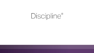 Discipline  Learn more about your innate talents from Gallups Clifton StrengthsFinder [upl. by Mendive]