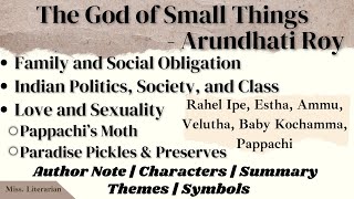 The God of Small Things by Arundhati Roy Summary  Themes Notes thegodofsmallthings arundhatiroy [upl. by Wentworth3]