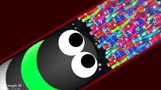 Slitherio AI 100000 Score Epic Slitherio Gameplay slitherio 205 SmashIO [upl. by Pennie]