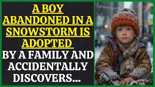 A boy abandoned in a snowstorm is adopted by a family and accidentally discovers a shocking secret [upl. by Narej610]