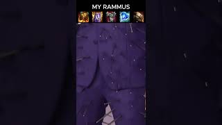 Gigachad Rammus leagueoflegends riotgamesleagueoflegendsmemes gaming memes [upl. by Kaasi252]