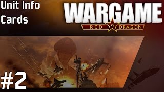 Wargame Red Dragon Extensive Tutorial 2  Unit Info Cards [upl. by Humph]