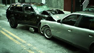 MATRIX AWAKENS CAR CRASH COMPILATION UNREAL ENGINE 5 GRAPHICS [upl. by Nosnar]