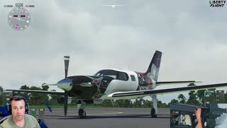 FSReborn FSR500 Piper M500 REVIEW in Microsoft Flight Simulator microsoftflightsimulator2020 [upl. by Eenwat331]