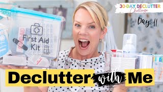 Declutter your Medicine Cabinet  Day 11  30 Day Declutter Challenge [upl. by Sucy946]