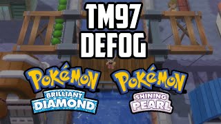 Where to Find TM97 Defog  Pokémon Brilliant Diamond amp Shining Pearl [upl. by Ackley]