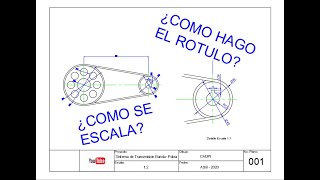 Como hacer un Rotulo en AutoCAD  Escala en Milímetros  Configurar un LAYOUT  PDF [upl. by Asus]