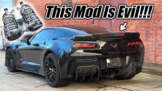 Nitrous Z06 Corvette Gets INSANE New Mod Now My Car is a BEAST [upl. by Eecats]