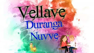 Vellave duranga nuvve full video song creative channel [upl. by Aihseyn]