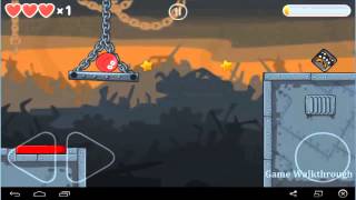 Red Ball 4 Box Factory Level 38 Walkthrough [upl. by Eicrad]